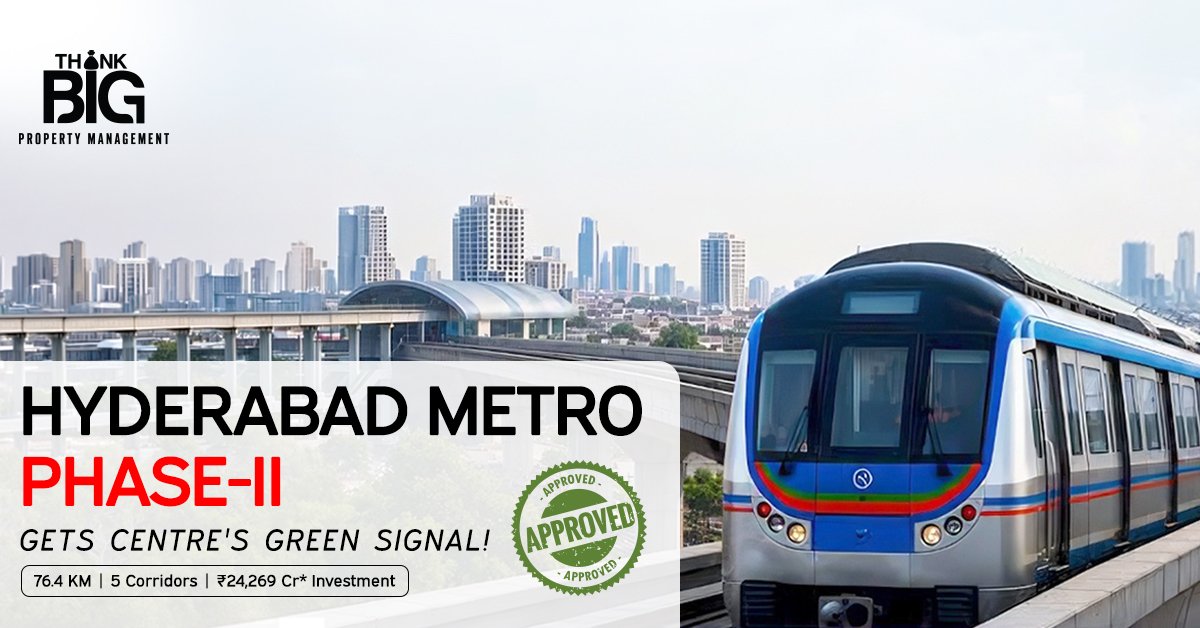 Hyderabad Metro Phase-II Gets Centre's Green Signal: 76.4 km Expansion Across 5 Corridors