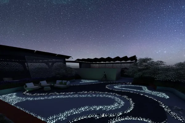 Terrace-Level Infinity Pool with Skyline Views