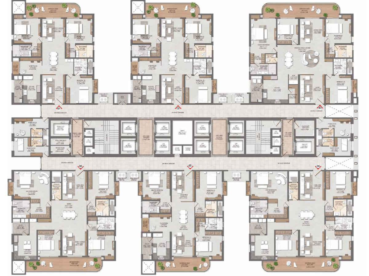 Brigade Gateway Neopolis floor plan