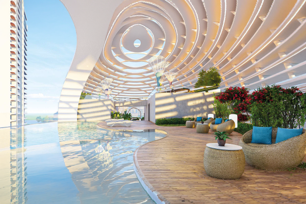 35th-Floor Oasis with Infinity Pool, Hot Pools & Skywalks