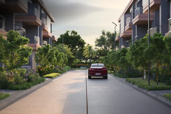 Landscaped Community Streets