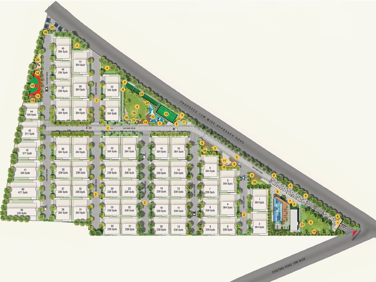 GHR Trivana Master Plan