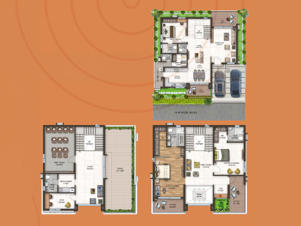 GHR Trivana floor plan view 2