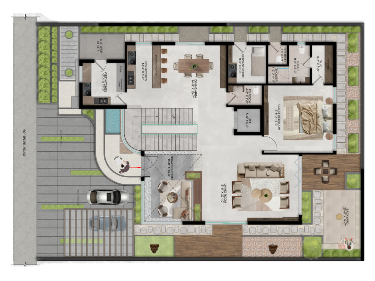 Grupe Lios floor plan view 2