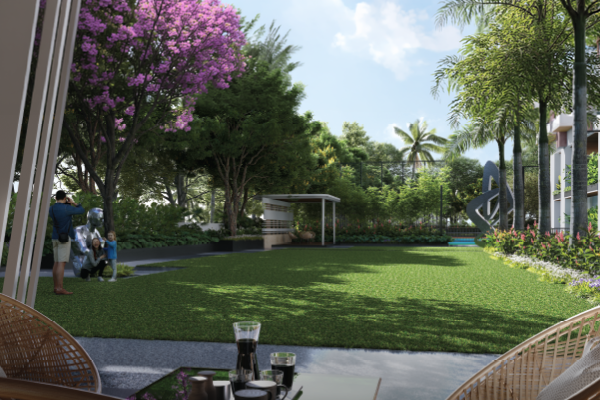20,000 sq.ft Sky Terraces with Rooftop Theatre & Sky Deck