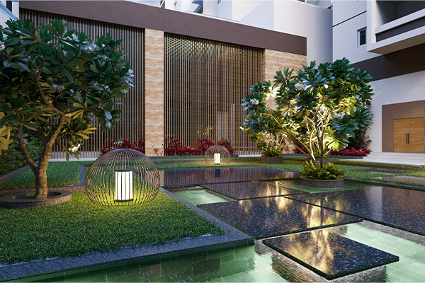 Rooftop Infinity-Edge Pool with Gandipet Views