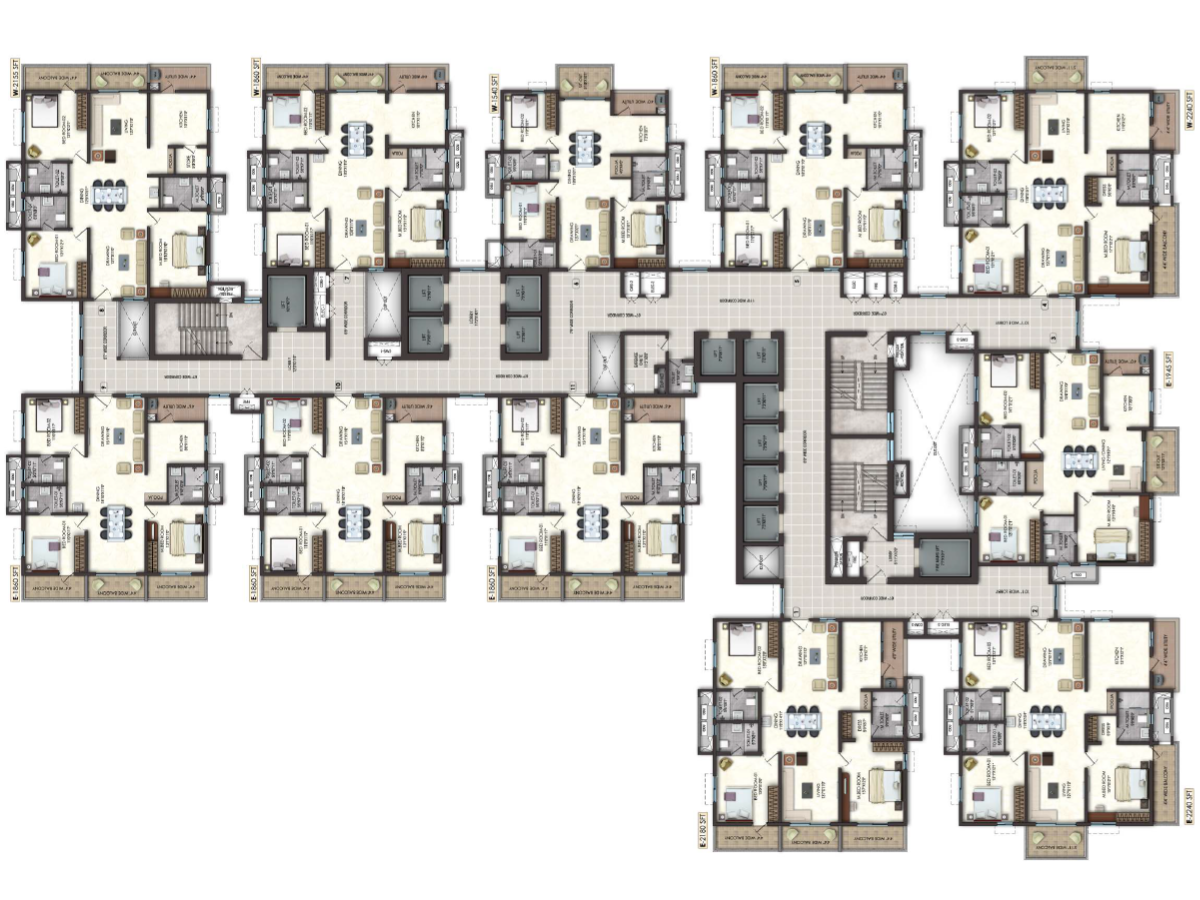 Lansum El Dorado floor plan view 2