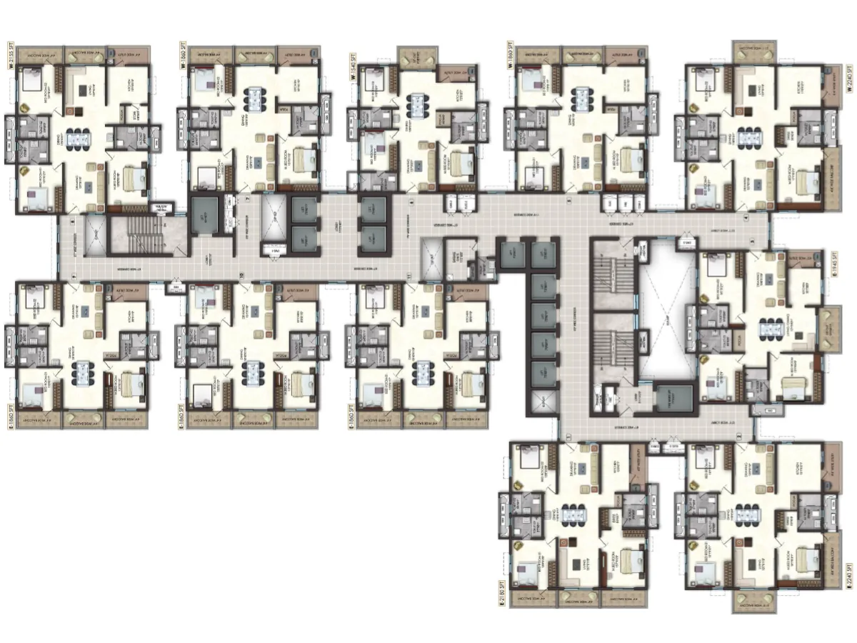 Lansum El Dorado floor plan view 2