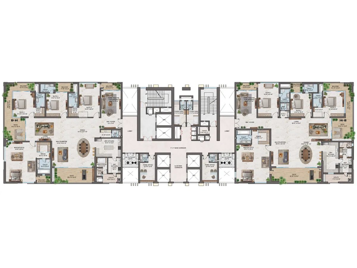 One by MSN floor plan view 2