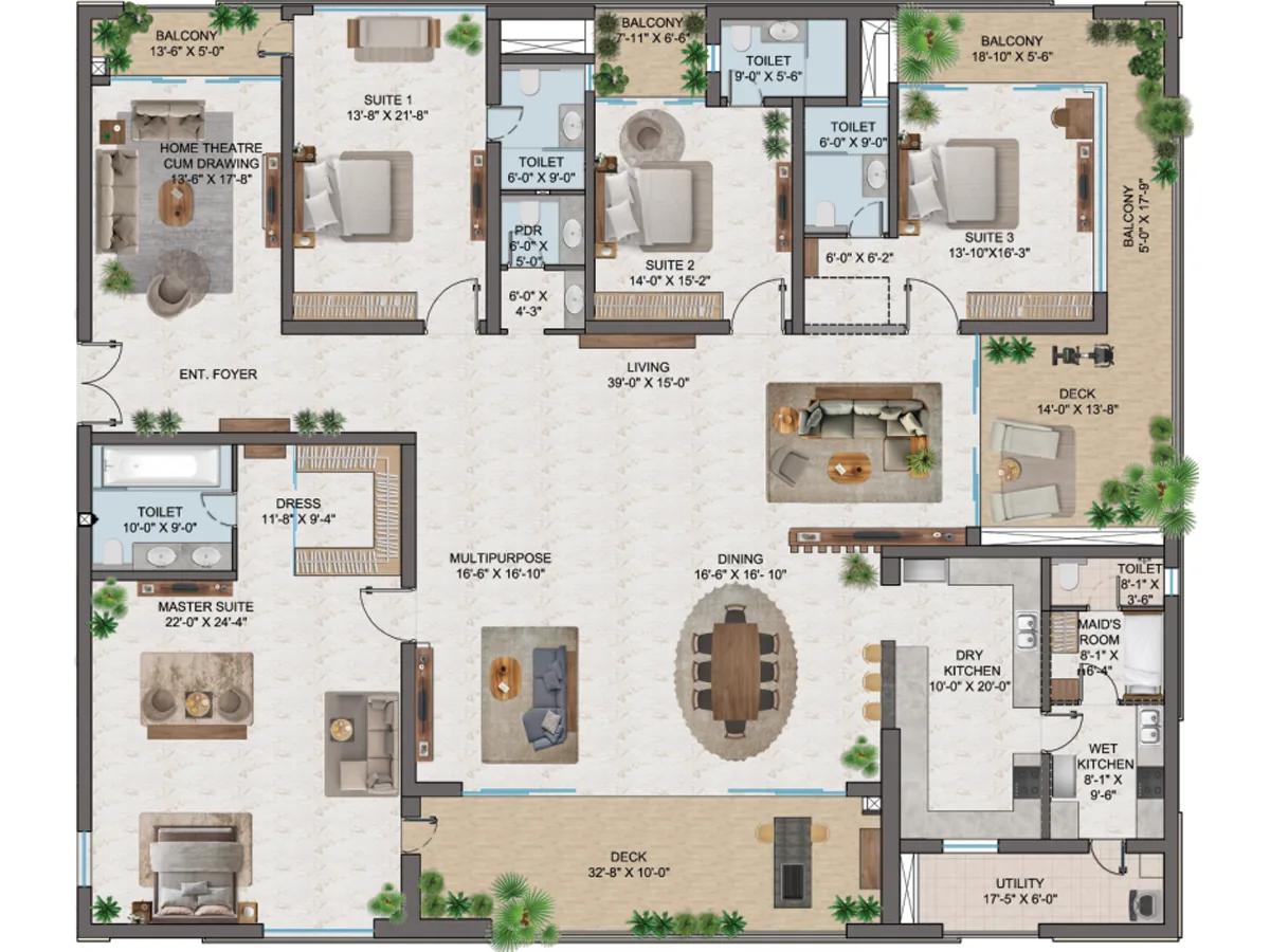 One by MSN floor plan view 4