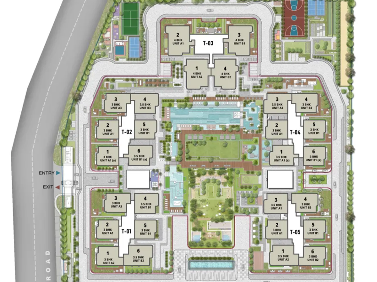Sattva Lago floor plan