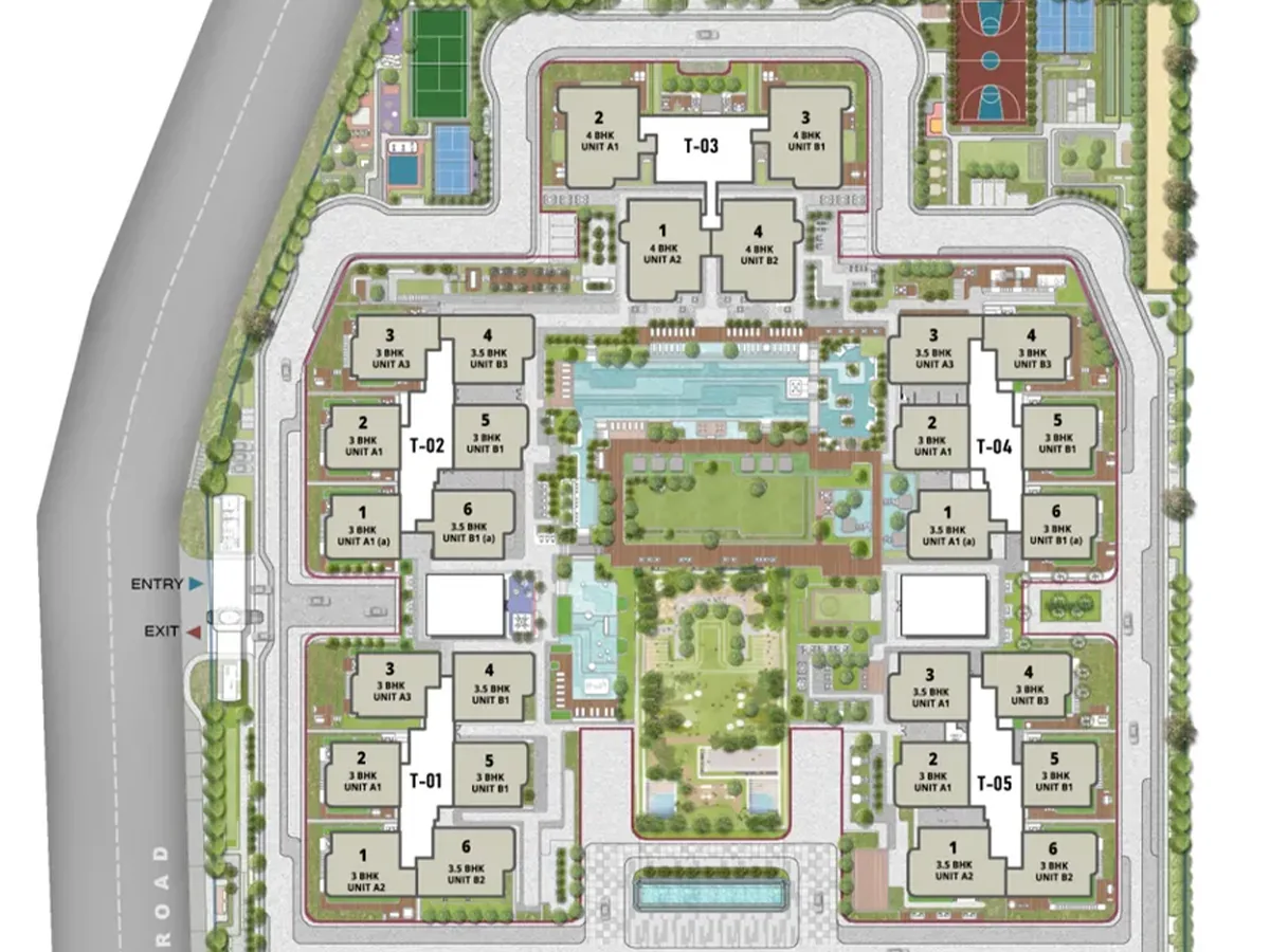 Sattva Lago floor plan