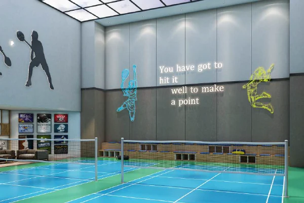 Indoor Badminton Court