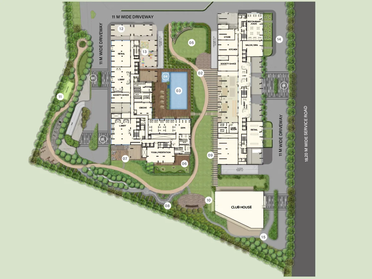 The Line floor plan
