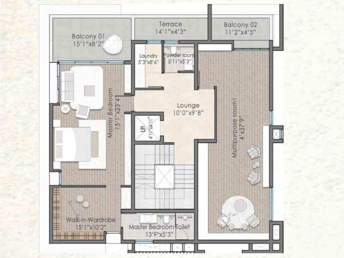 The Reserve by Ramky floor plan view 2