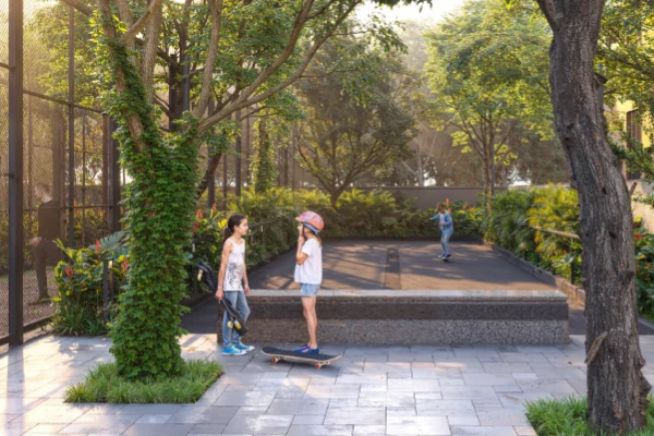 Landscaped Walking Paths