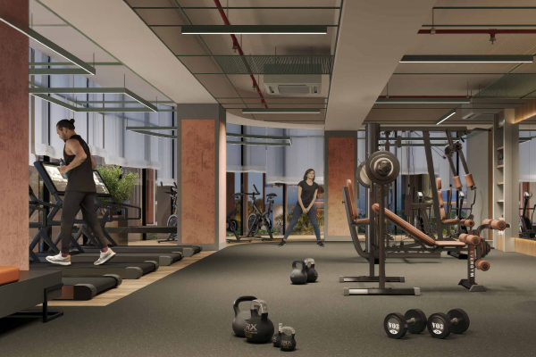 Fully-Equipped Gymnasium