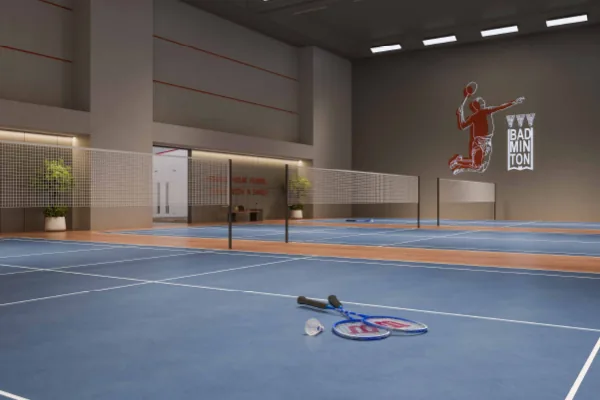 Indoor Badminton Court