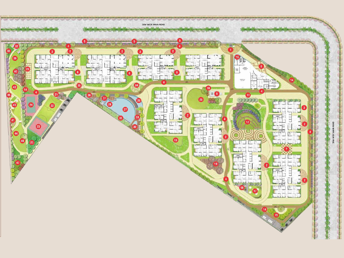 Zuari Gangothri Tribuja floor plan