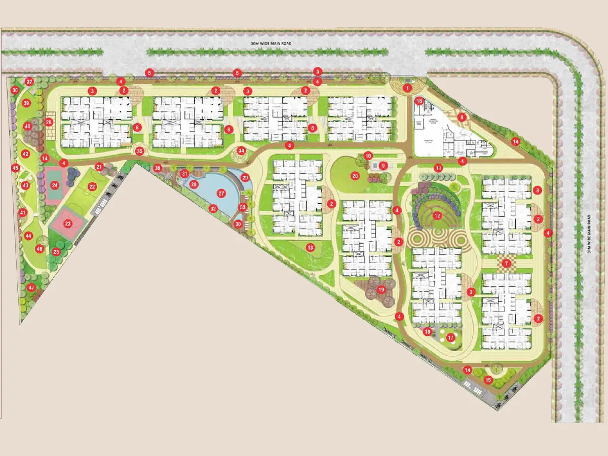Zuari Gangothri Tribuja floor plan
